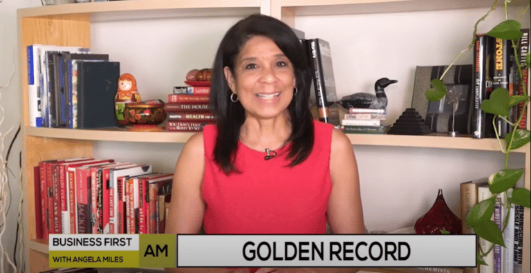 Angela Miles and Chris Talk Gold