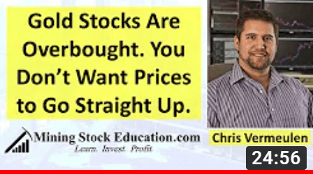 Gold Stocks Are Overbought. You Don’t Want Prices to Go Straight Up